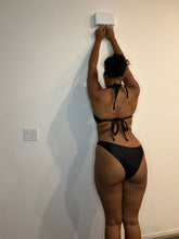 Simply Powerful 2 Piece Metal Rings Swimsuit (BLACK)